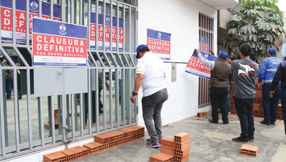Clausura definitiva. Municipalidad de San Juan de Lurigancho no permitirá que reabra sus puertas. (Foto: Municipalidad de San Juan de Lurigancho)