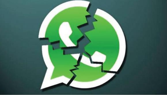 WhatsApp registra una caída del servicio.
