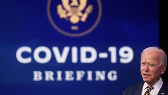 El presidente electo de EE.UU., Joe Biden, pronuncia comentarios sobre la respuesta de EE.UU. al brote de la enfermedad del coronavirus. (REUTERS/Jonathan Ernst).