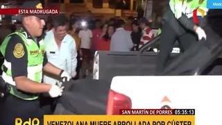 Venezolana murió tras ser atropellada por cúster en San Martín de Porres [VIDEO]