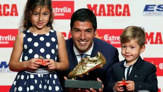 Luis Suárez recibió la segunda Bota de Oro de su carrera [Fotos]