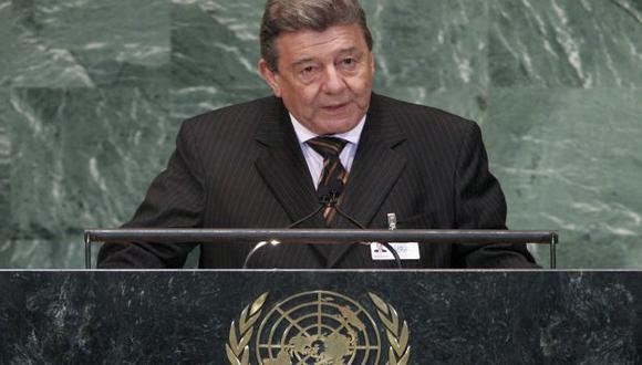 Rafael Roncagliolo en la Asamblea General de la ONU. (AP)