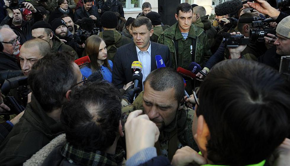 Donetsk: Alexandr Zajárchenko ganó elecciones según sondeo. (AFP)