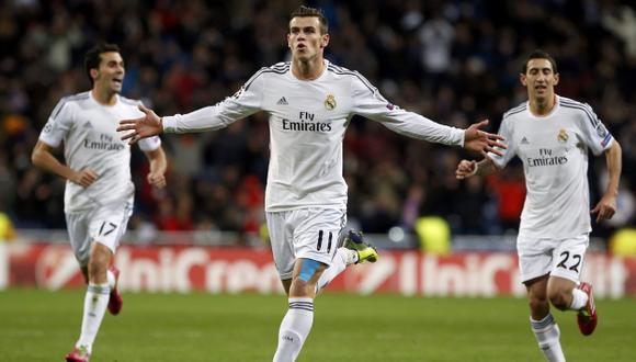 Bale marcó de tiro libre. Los pupilos de Carlo Ancelotti sellaron su clasificación como primeros en el grupo B. (Reuters)