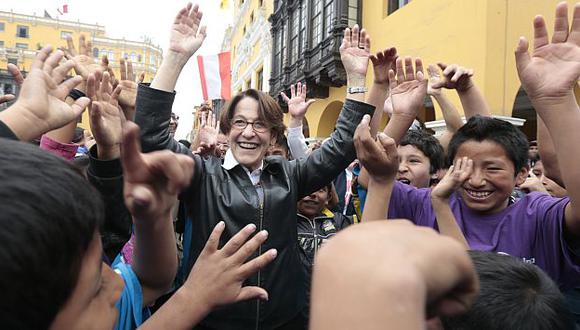 Susana Villarán festejó por elección de Lima como sede de Juegos Panamericanos 2019. (David Vexelman)