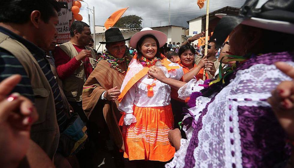 Keiko Fujimori visitó la localidad de Curahuasi en Apurímac. (Luis Centurión)