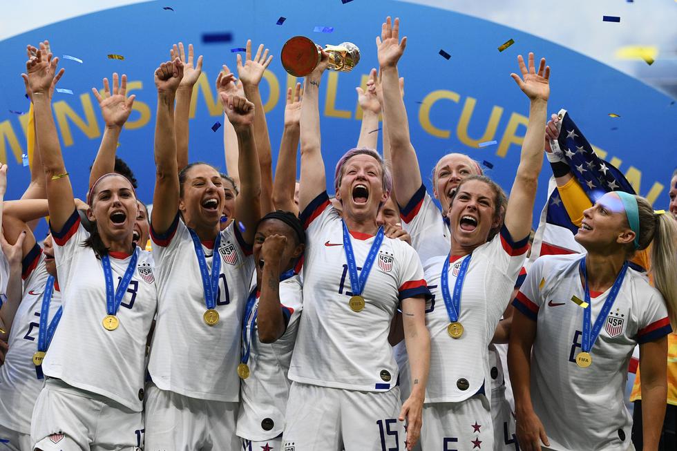 ¡Su cuarta estrella! Estados Unidos se consagra campeón del Mundial Femenino de Fútbol (AFP)