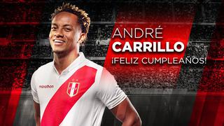 André Carrillo está de cumpleaños y espera celebrar en la Copa América