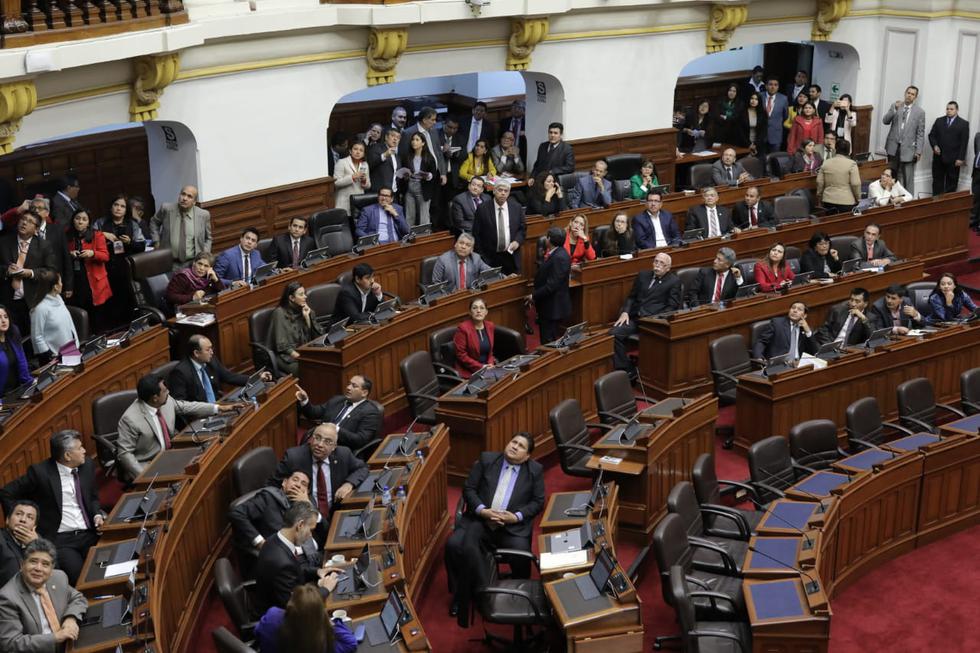 El pleno del Congreso aprobó la cuestión de confianza con 77 votos a favor, 44 en contra y 3 abstenciones. Foto: Anthony Niño De Guzmán / GEC