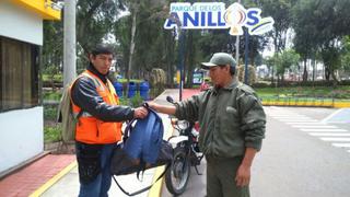 Ciudadano recuperó su mochila que contenía objetos valorizados en más de S/2,000