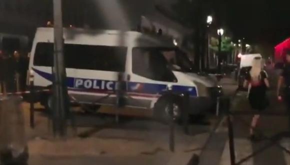 Francia: Al menos 7 heridos tras ataque de un hombre con un cuchillo en Paris. | Foto: Twitter