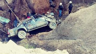 Camioneta cae a abismo en la sierra de La Libertad y mueren siete pasajeros