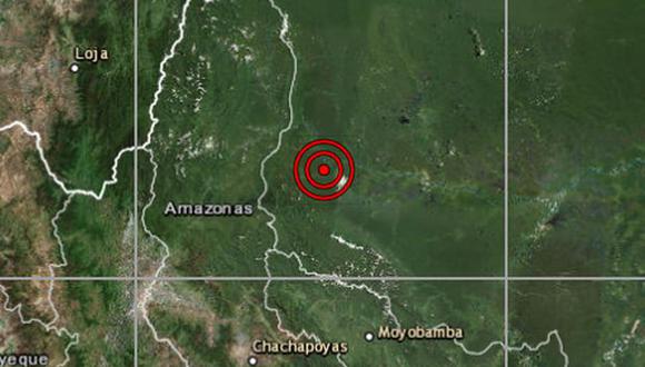 El sismo no ha causado daños en la región Amazonas. (Foto: IGP)