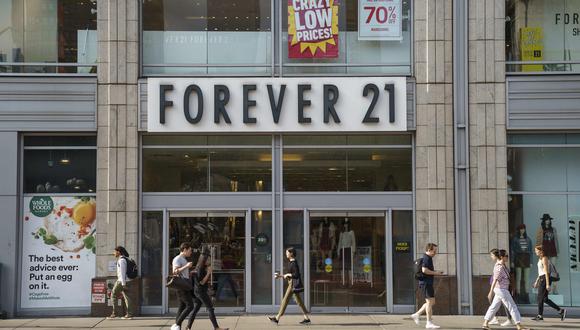 La firma de moda Forever 21 se ha acogido a la Ley de Quiebras de Estados Unidos. (Foto: AFP)