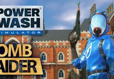 Ahora podrás limpiar la mansión de ‘Lara Croft’ en ‘Power Wash Simulator’ [VIDEO]