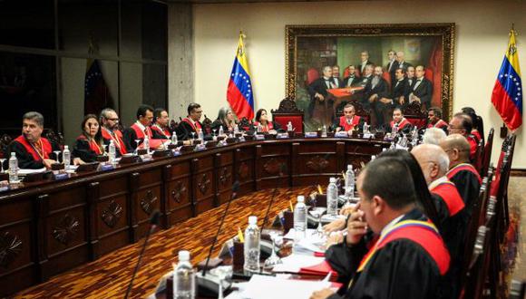 Vista general de una reunión del Tribunal Supremo de Justicia de Venezuela este miércoles, en Caracas (Venezuela). (Foto: EFE)
