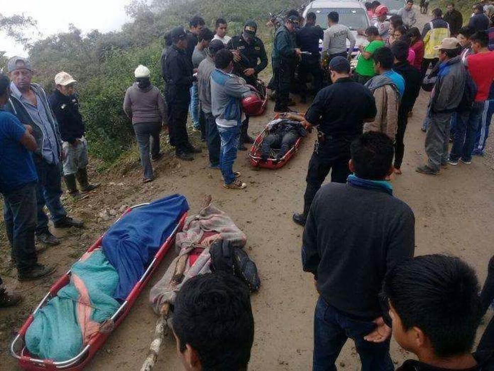 Accidente en vía a Huancabamba, en Piura, dejó cinco muertos. (Radio Centinela)