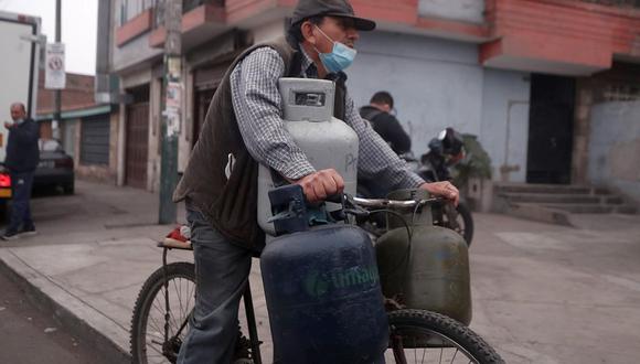 Precio del balón de gas baja en el país. (Foto: César Campos / GEC)