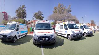 Gobierno Regional de Arequipa entrega 5 ambulancias para traslado de pacientes COVID-19