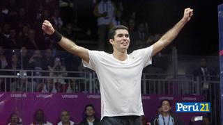 ¡Invencible! El Peruano Diego Elías ocupa el segundo lugar en el ranking mundial de squash