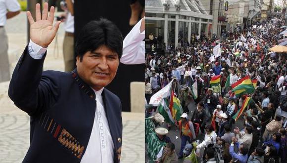 Manifestaciones exigen una mejor calidad de vida presionan al Gobierno de Morales. (Reuters/AP)