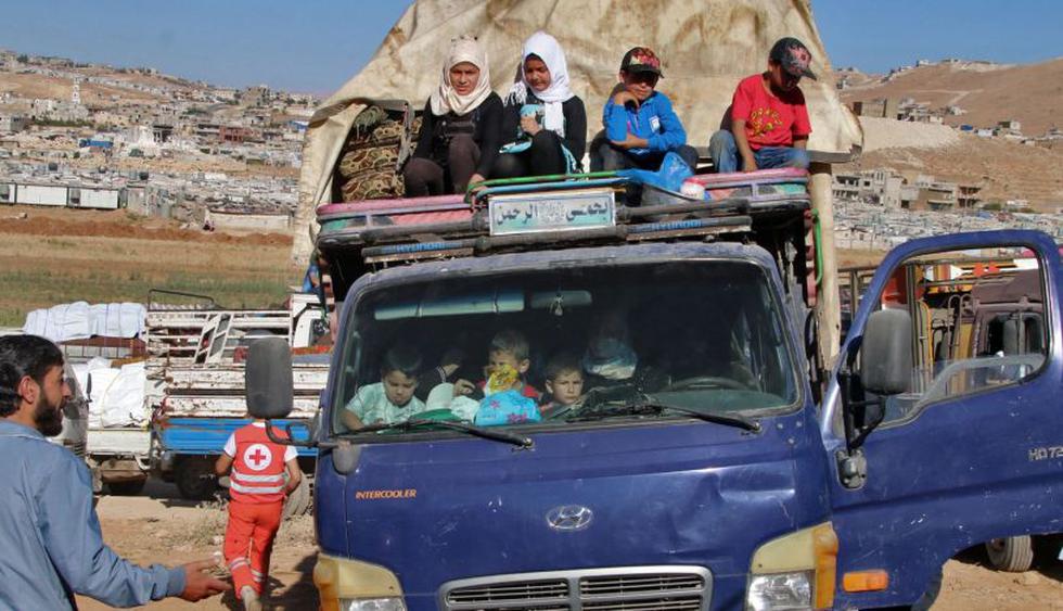 Con temores y alegría, 850 refugiados regresan a Siria para rehacer sus vidas. (Foto: AFP)