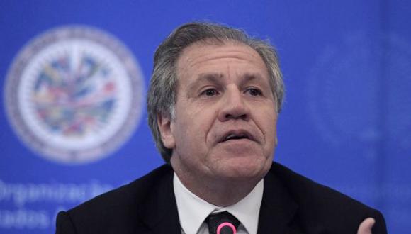 Luis Almagro, secretario general de la OEA, criticó al CNE por obstaculizar el revocatorio contra Maduro (Efe).