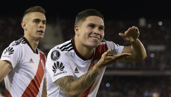 Juan Fernando Quintero se someterá a estudios médicos en River Plate para confirmar la gravedad de su lesión. (Foto: AFP)