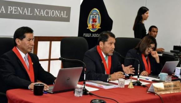 La Segunda Sala de Apelaciones Nacional es presidida por Octavio Sahuanay e integrada por Iván Quispe y María León. (Foto: Poder Judicial)