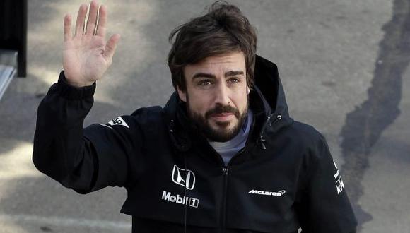 Accidente de Fernando Alonso fue causado por el viento impredecible. (EFE)