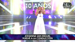 ‘Esto es guerra’: Johanna San Miguel regresó al reality para conducir la décima temporada