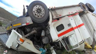 Lambayeque: Tres muertos por vuelco de un camión