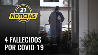 Son 4 fallecidos por COVID-19 en Perú