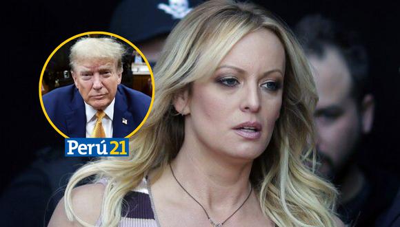 Stormy Daniels reveló detalles de su supuesto encuentro sexual con Trump. (Foto: Composición Perú21)