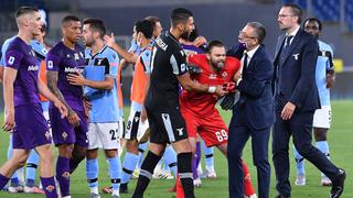 El penal que inventó Felipe Caicedo en el Lazio vs. Fiorentina que causa indignación en la Serie A | VIDEO