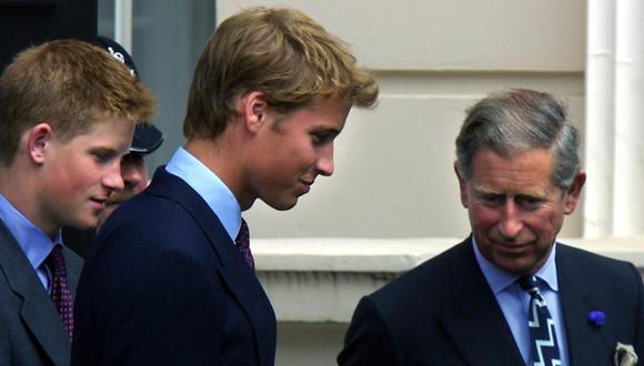 Guillermo de Cambridge y Carlos de Gales. (Foto: AFP)