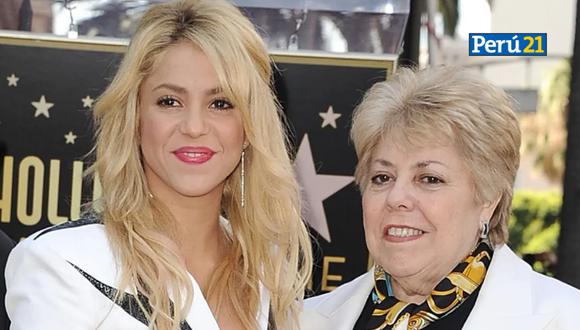 Shakira y su mamá.