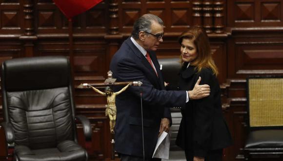 Mercedes Araoz asume la presidencia: “Martín Vizcarra ha fallado”. (Foto: Hugo Pérez/GEC)