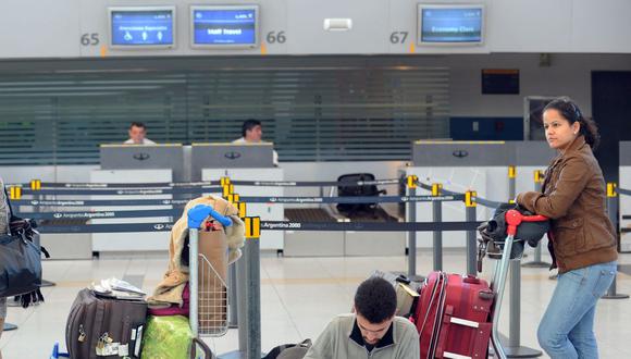 Paro en aeropuertos de Buenos Aires afecta a más de 40 vuelos de Latam. (Foto referencial: AFP)