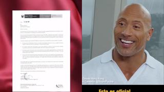 Dwayne Johnson recibió invitación oficial para visitar Perú y su reacción sorprendió a todos [FOTOS Y VIDEO]
