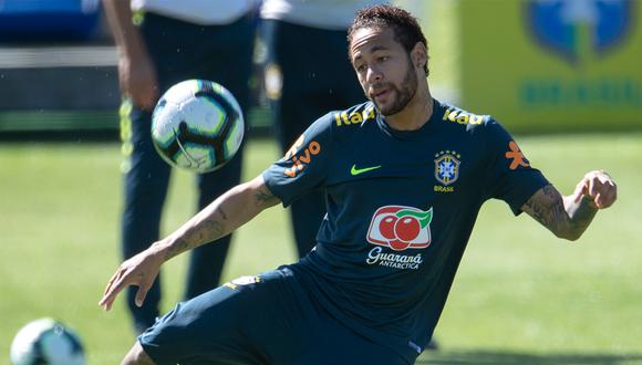 Neymar se encuentra con la selección de Brasil alistándose para la Copa América 2019. (Foto: AFP)