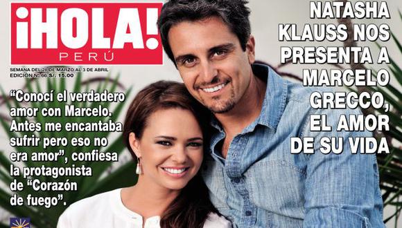 Natasha y su esposo Marcelo. (Revista ¡Hola Perú!)