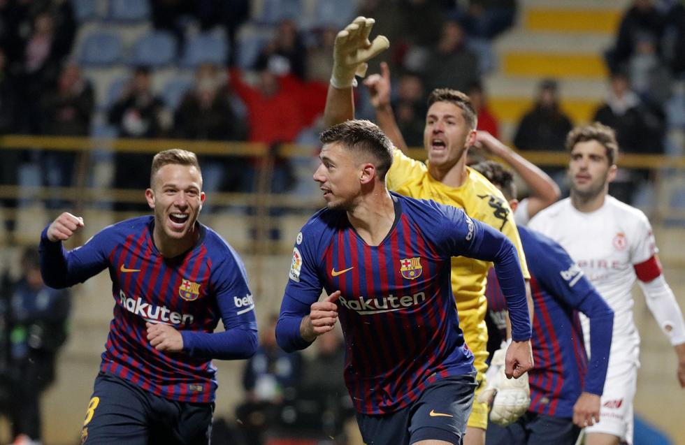 Barcelona venció de visita 1-0 a Cultural Leonesa por la Copa del Rey. (EFE)