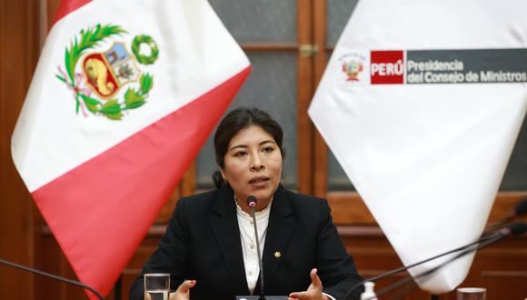 El Ministerio Público abrió investigación preliminar el pasado 14 de noviembre contra Betssy Chávez. (Foto: PCM)