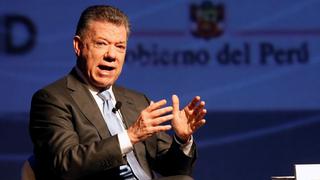 Juan Manuel Santos: "Para perseguir a los corruptos no puede haber fronteras"