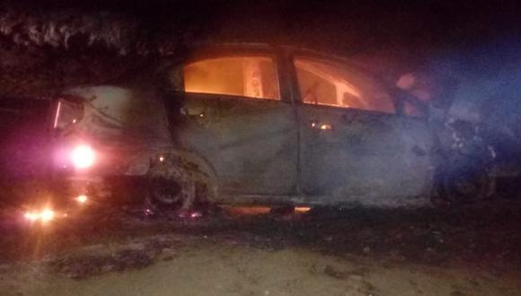 Chiclayo: colectivo se incendia y pasajeros salen corriendo para no morir calcinados