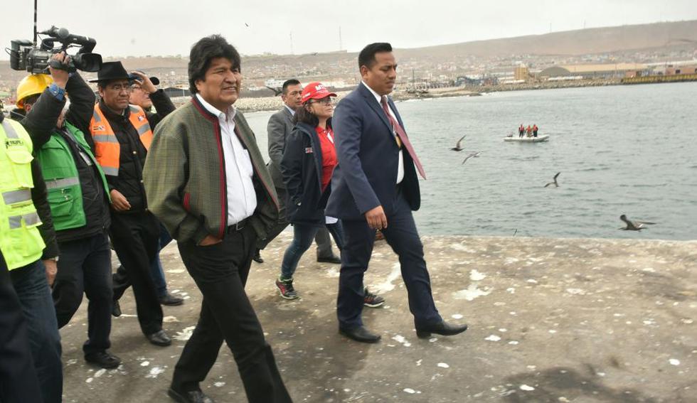 Evo Morales visitó Ilo. (Reuters)