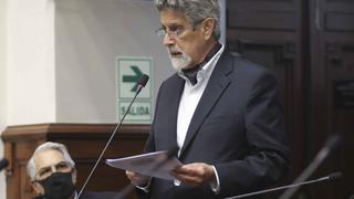 Sagasti reitera que el Partido Morado no votará a favor de la vacancia de Martín Vizcarra
