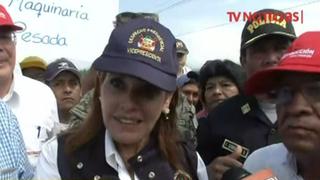 Mercedes Aráoz anunció construcción de puente en quebrada Juana Ríos