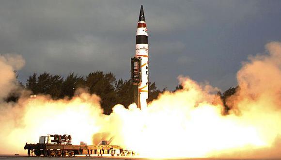 India lanzó misil con éxito. (AP)